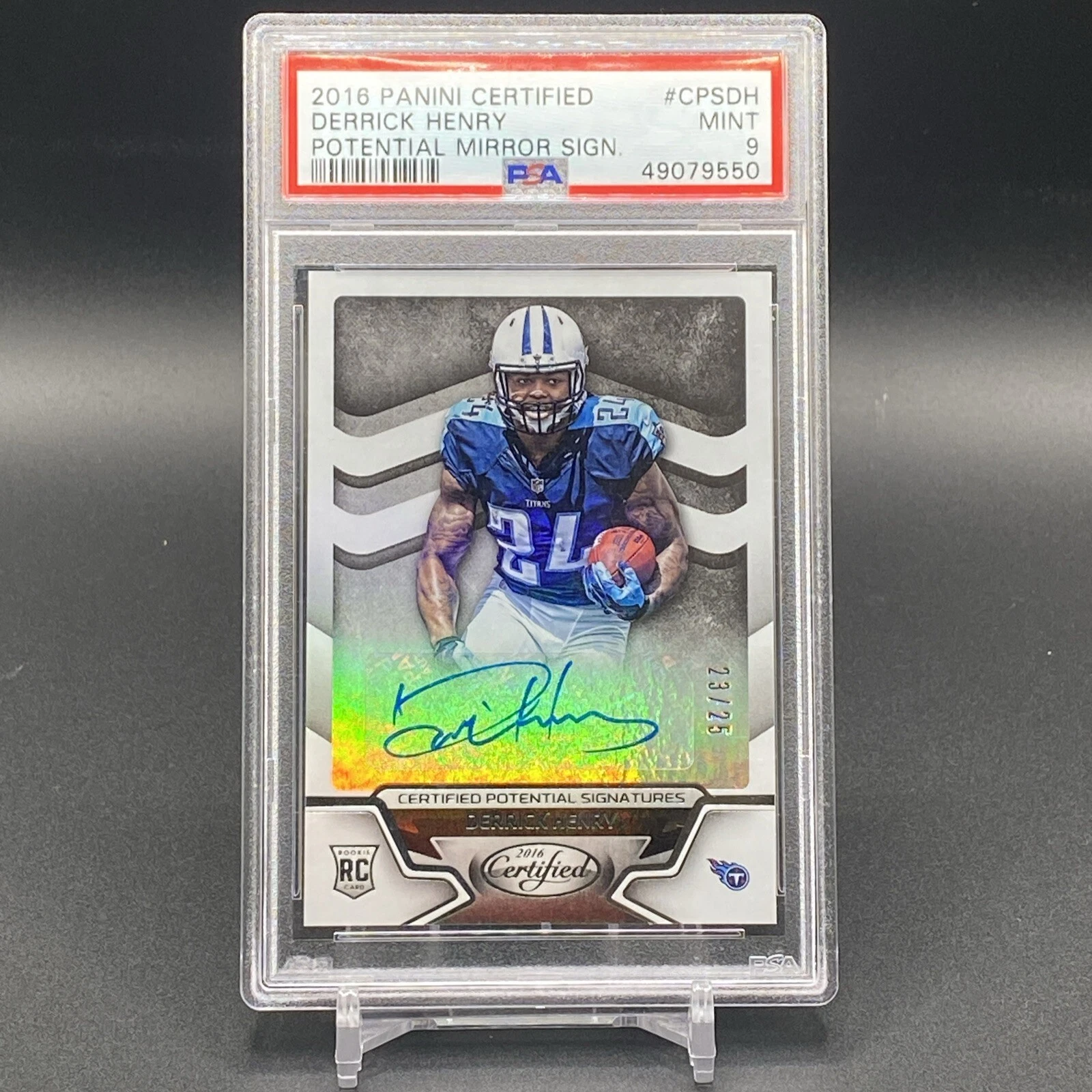 Derrick Henry Panini Certified Potential Mirror Signatures #CPSDH Base