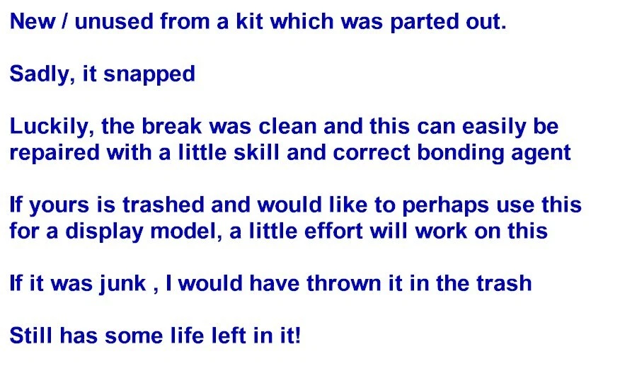 Vintage RC Car Radio Tray Upper Plate Street Force GP 2 New (Broken)Can be fixed - Image 2 of 2