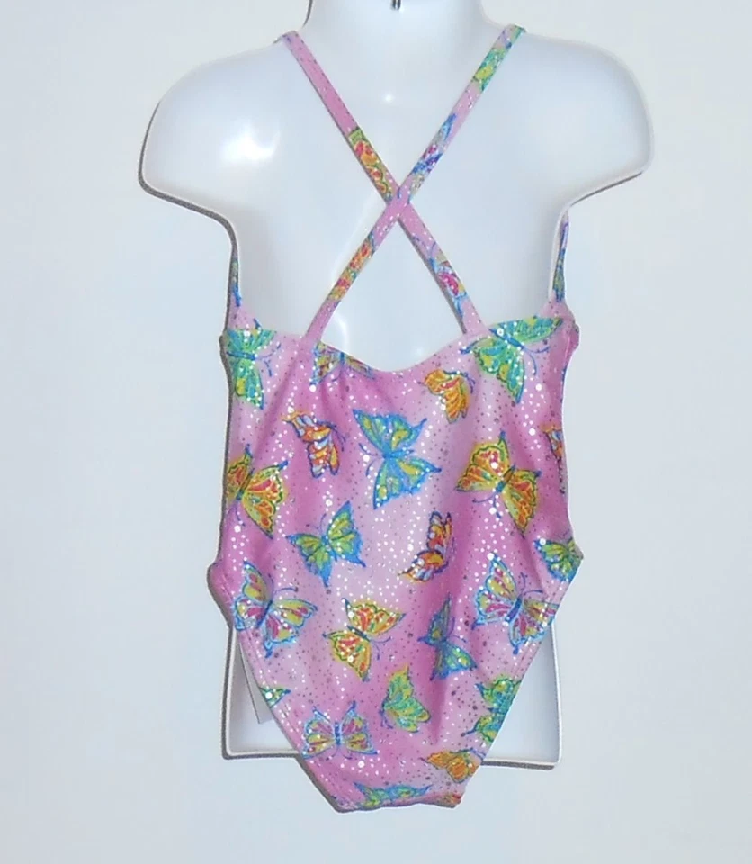 Traje de baño St Tropez niñas de una (1) pieza traje de baño mariposa + falda a juego 4 nuevo con etiquetas Foto 3 de 3