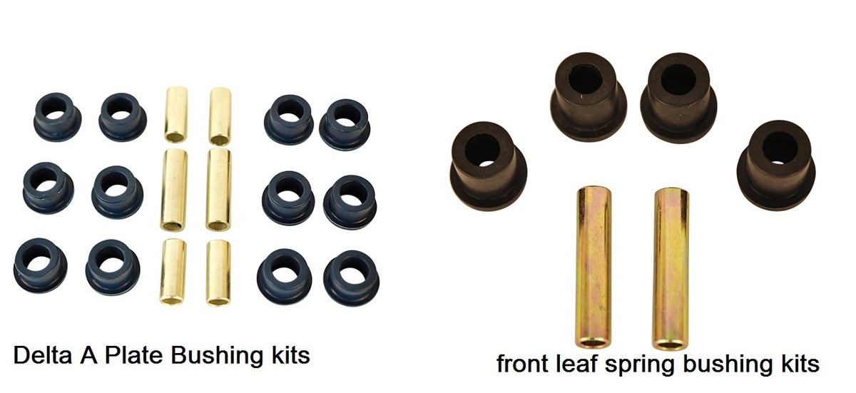 Club Car DS Front End Bushing Kit - Fits 1993-2012 Models, 1 Year Warranty