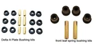 Front End Bushing Kits For Club Car DS 1993+, Front Lower Spring & Upper A Arms