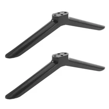  1Pair TV Bases Pedestal Feet - TV Stand Mount Legs with Screws - Universal