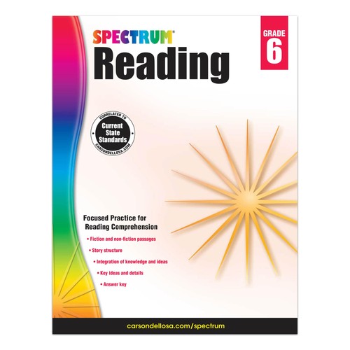 Spectrum Reading Workbook Grade 6