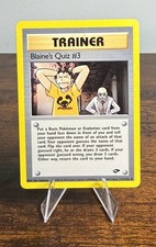 Blaine's Quiz #3 112/132 Gym Challenge Regular on eBay