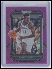 2023 Panini Prizm Draft Picks #8 Adama Sanogo Purple Wave