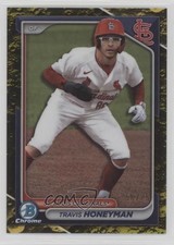 2024 Bowman Chrome Prospects Yellow Lunar Refractor /75 Travis Honeyman 1co7