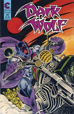 #ad Dark Wolf #2 VF; Eternity Butch Burcham w BagBoard $4.98