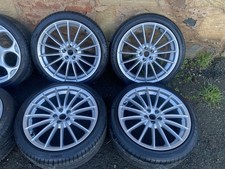 2x Alfa Romeo GT Jetfin 18" GTV GT 147 156 Alloy Wheels Jet Fins Refurbished