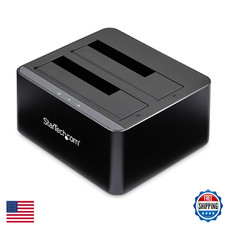 StarTech Dual-Bay USB 3.0 to SATA Hard Drive Docking Station, USB Hard Drive Doc