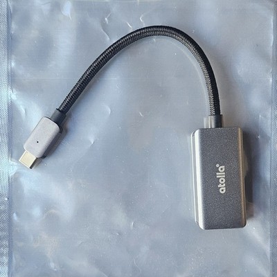 Atolla Ethernet To USB-C Adapter C105 Works VG+