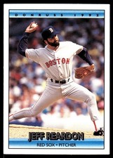 Jeff Reardon 1992 Donruss #89 Boston Red Sox MLB READ FREE SHIPPING AutographDen