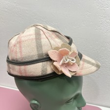 Lil Stormy Kromer Petal Pusher Kids Wool Hat Size L Pink Gray Cream Toddler Baby
