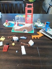 Micro Machines Super City Toolbox Action Playset 1988 Vintage Galoob Extras Lot