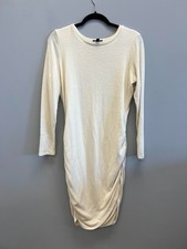 Express Cream Sweater Dress Large