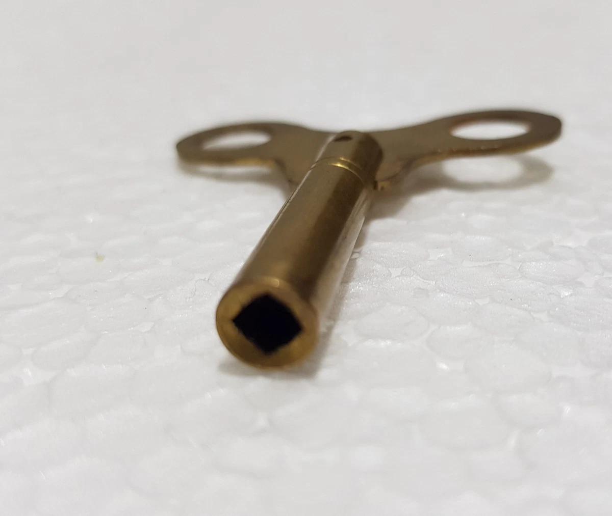 Ancienne Clé à Pendule En Acier, Carré 3,3x3,3 Mm, Fin 19ème/début 20ème