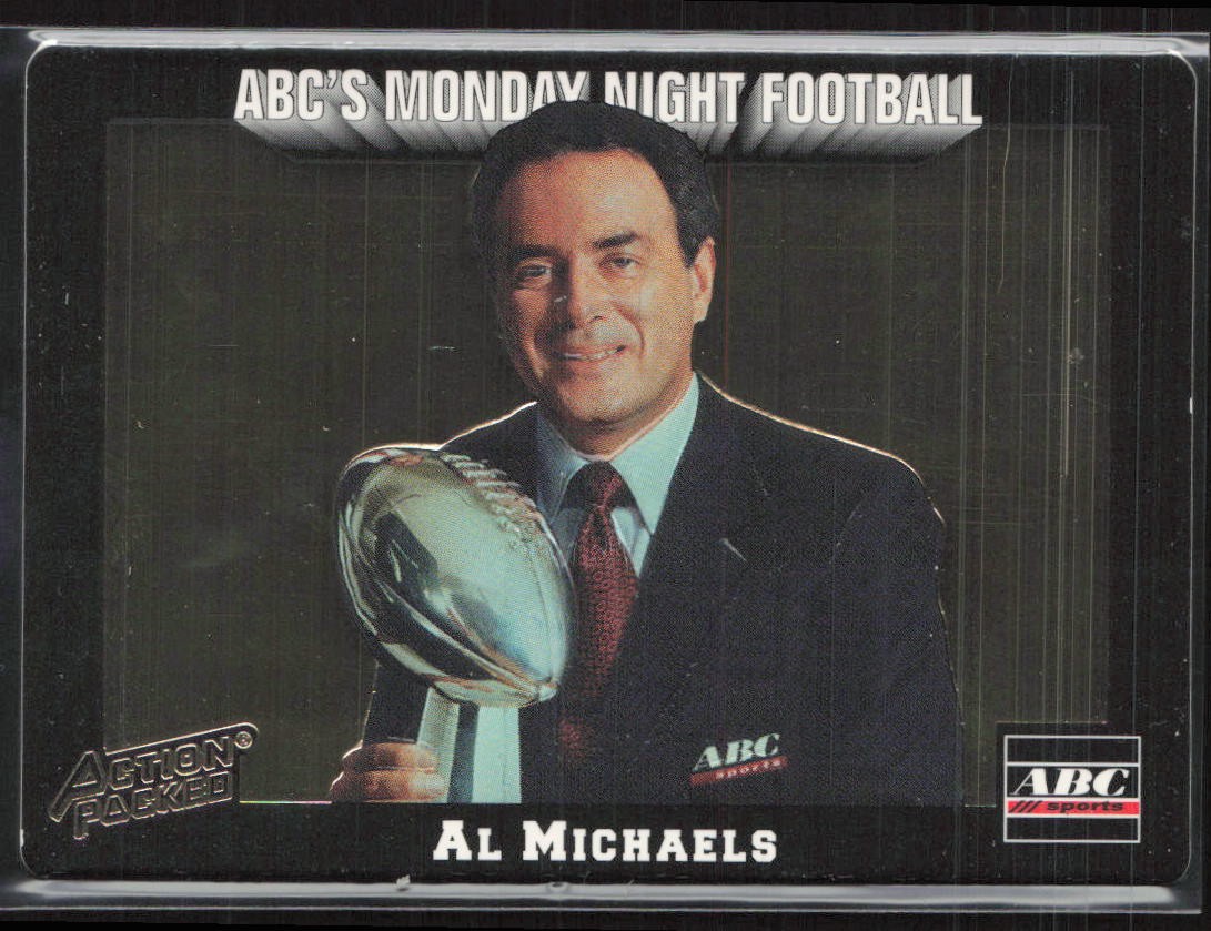 1993 Action Packed Monday Night Football #81 Al Michaels (C1)