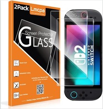2-Pack Tempered Glass Screen Protector for Switch 2 2025 7.9 HD Clear