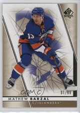 2022-23 SP Authentic Limited Gold 51/99 Mathew Barzal #75 0i40