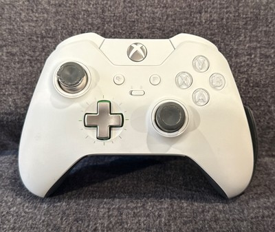 Official Microsoft Xbox One Elite Series 1 White Controller! ~ Authentic! ~ LQQK