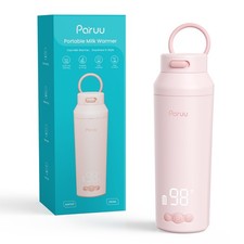 Portable Bottle Warmer for Travel, Easy-Clean Wide Mouth, Portable Milk Warme...