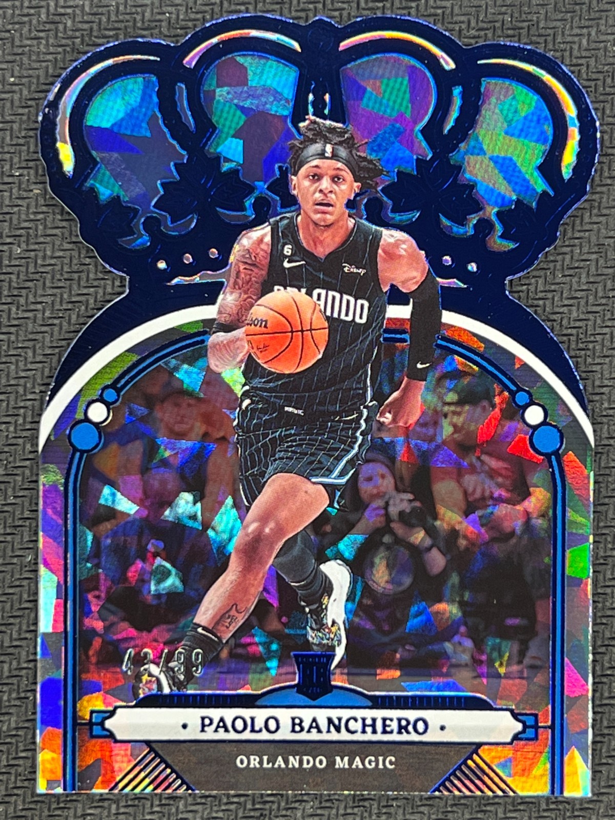 2022-23 Crown Royale Crystal Blue #39 Paolo Banchero RC Rookie Magic 43/99