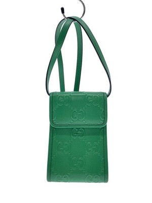 GUCCI Shoulder Bag Green All Over Pattern 625571 1117 From Japan