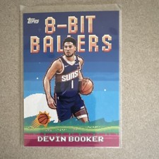 Topps 2025-26 8-Bit Ballers Devin Booker #8B-3 Phoenix Suns NBA Basketball Card