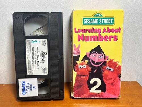 Sesame Street Learning About Numbers 2 VHS 1986 Children's Television Workshop - Photo 1/3