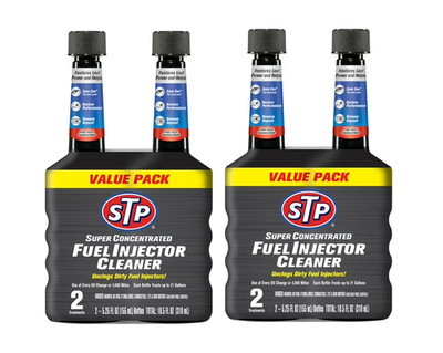 4Pcs STP Super Concentrated Fuel Injector Cleaner - 5.25 fl oz Best Fuel Cleaner