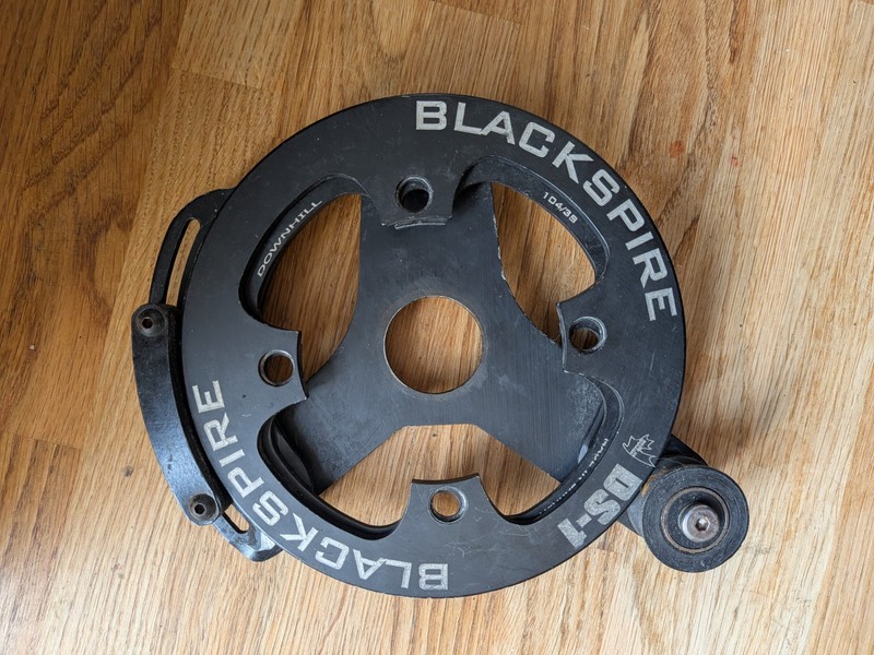 Blackspire DS-1 Bash Guard 104/38 Downhill Chainring And Chain Guide Retro