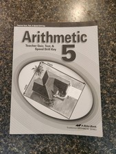 Abeka Arithmetic 5 Quizzes, Tests, & Speed Dr...