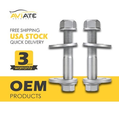 2PCS Camber Adjustment Eccentric Bolt Kit For Ford Edge Fusion DG9Z-5K978-A