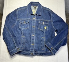 Rocawear Denim Jean Jacket Size XXL Embroidered Logo Dark Wash