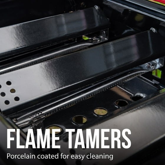 Outdoor BBQ Expert Grill 3 Burner Propane Gas Grill in Red