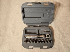 Sears Craftsman USA 11 Pc. 1/4" Drive Socket/Ratchet Set. 34860