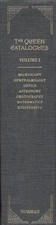 THE QUEEN CATALOGUES - JAMES W. QUEEN & CO. - VOLUME 1