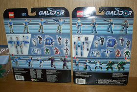 Galidor Nick Deluxe Figure 8313 & Nick 8310 Lego New Factory Sealed (2002)