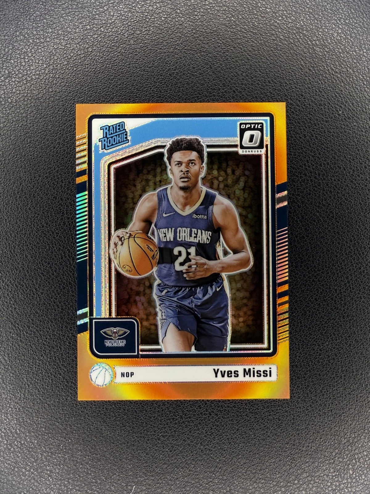 2024-25 Optic Basketball - #265 Yves Missi Rated Rookie Orange Holo /175