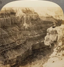 Keystone Stereoview Titan of Chasms, Grand Canyon  From Scenic America Set #88