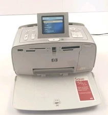 HP 385 Digital Photo Inkjet Printer W/ Papers, Power Cable, Carry Case & More