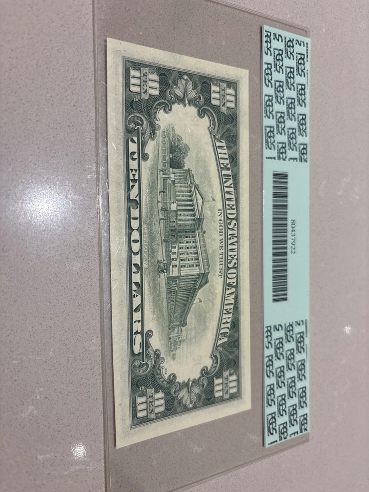 DBR 1985 $10 FRN San Francisco Gem Fr. 2027-L PCGS 66 PPQ Gem New - Image 3 of 3