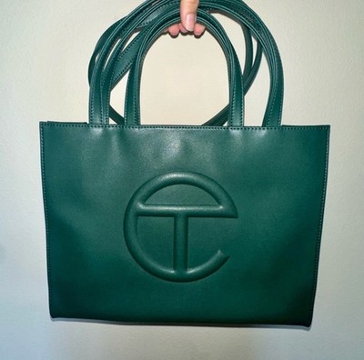 NEW Telfar Medium Shopping Bag Dark Olive Green Tote WITH TAGS
