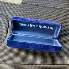 MYKITA & BERNHARD WILLHELM Blue Hard Case Eyeglass Case for SUNGlasses,