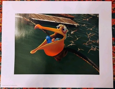Walt Disney Store PIXAR FINDING DORY LITHOGRAPH SET Of 4 NEMO NEW In Folder