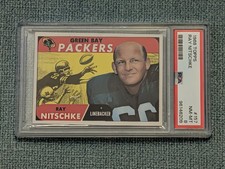 1968 Topps Ray Nitschke #157 PSA 8
