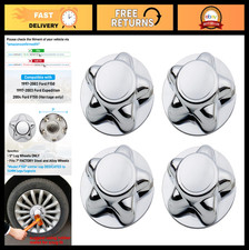 4-pack 7 Chrome Center Caps For 5-lug Steel Wheels - Fits Ford F150 Expedition 4-pack 7 Chrome Center Caps For 5-lug Steel Wheels - Fits Ford F150 Expedition
