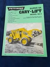 Pettibone Super 8A Cary-Lift 4-Wheel Drive Loader Dealer Sales Brochure