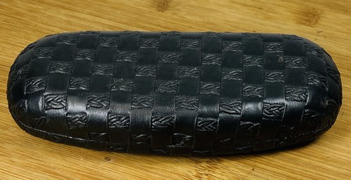 Glasses Leather Hard Case Black