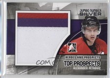 2010-11 ITG Heroes and Prospects Top 1/1 Alex Petrovic Alexander #JM-01 2a8