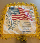 Vintage Camp Carson Colorado Silk Mother Pillow Sham Stars and Stripes 15x15 — photo 1